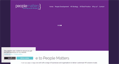 Desktop Screenshot of peoplematters.ie