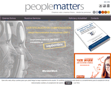 Tablet Screenshot of peoplematters.com